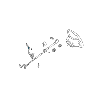 OEM 1997 Ford Explorer Shift Knob Diagram - E99Z7213A