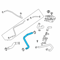 OEM 2018 Buick Envision Upper Hose Diagram - 23262490