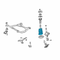 OEM 2006 Toyota Sienna Coil Spring Diagram - 48131-AE043