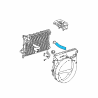 OEM 2007 Dodge Ram 3500 Hose-Radiator Outlet Diagram - 55056982AF