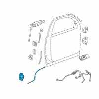 OEM 2014 Chevrolet Suburban 1500 Lock Assembly Diagram - 22862025