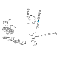 OEM 2015 Lexus GS450h Fuel Pump Assembly W/Filter Diagram - 23220-38041