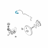 OEM Nissan Rogue Select Hose Vacuum Tank Diagram - 47474-JG31E