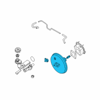 OEM 2015 Nissan Rogue Select Master Vacuum Assembly Diagram - D7210-JG22A