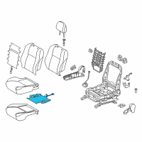 OEM 2016 Toyota Tacoma Seat Cushion Heater Diagram - 87510-04040