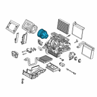 OEM 2014 Ford C-Max Blower Motor Diagram - H1FZ-19805-A