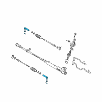 OEM 2006 Nissan Quest Socket Assembly-Tie Rod Outer Diagram - 48520-CK025