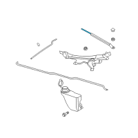 OEM 2005 Dodge Viper Blade-Front WIPER Diagram - 68166572AA