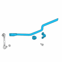 OEM 2016 Buick Envision Stabilizer Bar Diagram - 13391177