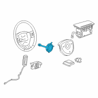 OEM 2006 Chevrolet Uplander Coil, Steering Wheel Airbag Diagram - 88963443