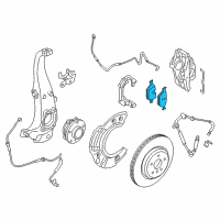 OEM 2015 BMW 760Li Disc Brake Pad Repair Kit Diagram - 34-11-6-793-021
