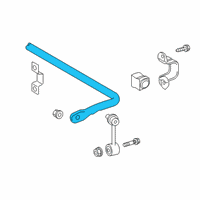 OEM 2019 Toyota RAV4 Stabilizer Bar Diagram - 48812-0R050