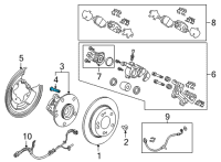 OEM 2022 Honda Accord Bolt, Wheel (Thai Meira) Diagram - 90113-SJK-901