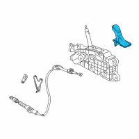 OEM 2017 Cadillac CTS Shift Knob Diagram - 23460364