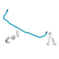 OEM 2010 BMW M6 Stabilizer, Front Diagram - 31-35-2-283-123