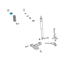 OEM Chrysler Crossfire INSULATOR-Spring Diagram - 5099730AA