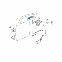 OEM 2012 Dodge Avenger Handle-Exterior Door Diagram - 1KR97HVGAD