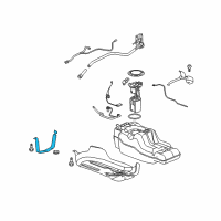 OEM Hummer H3 Strap, Fuel Tank Diagram - 15236982