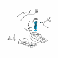 OEM 2010 Hummer H3 MODULE KIT, F/TNK F/PMP Diagram - 19426300