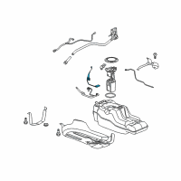 OEM 2007 Hummer H3 Fuel Tank Meter/Pump SENSOR KIT Diagram - 15240784