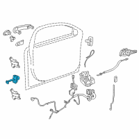 OEM 2018 Chevrolet Cruze Door Check Diagram - 13456208