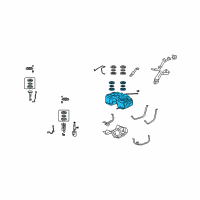 OEM 2007 Acura RDX Tank Set, Fuel Diagram - 17044-STK-A02