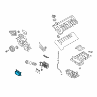 OEM Kia Borrego Cooler Assembly-Engine Oil Diagram - 264103F100