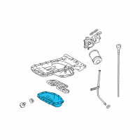 OEM 2005 Lexus LS430 Pan Sub-Assy, Oil, NO.2 Diagram - 12102-50150