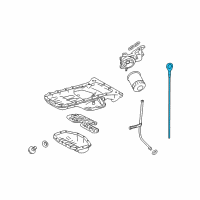 OEM Lexus GS430 Gage Sub-Assy, Oil Level Diagram - 15301-50130