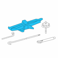 OEM Toyota Jack Assembly Diagram - 09111-33050