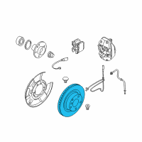 OEM 2009 BMW 135i Brake Disc, Ventilated Diagram - 34-21-6-855-003