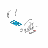 OEM 2009 Honda Civic Floor, FR. Diagram - 65100-SNC-A10ZZ