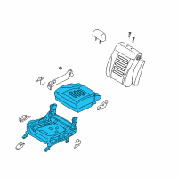 OEM Kia Amanti Cushion Assembly-Front Diagram - 882003F810715