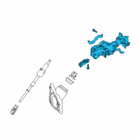 OEM 2022 Infiniti Q50 COLMN-Steering Upper Diagram - 48810-5CK1B