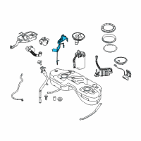 OEM 2004 BMW X3 Right Fuel Level Sending Unit Diagram - 16-14-7-180-044