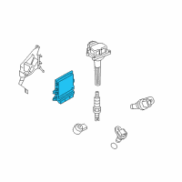 OEM 2012 Infiniti EX35 Engine Control Module Diagram - 23710-1UW3C
