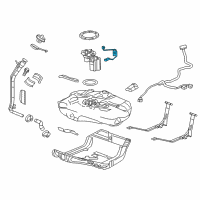 OEM 2013 Chevrolet Cruze Fuel Gauge Sending Unit Diagram - 13593309