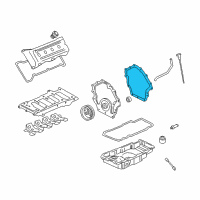 OEM 1993 Cadillac Eldorado Cover Gasket Diagram - 1647185