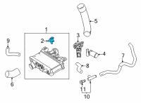 OEM 2020 Lexus IS300 Sensor, Turbo Pressure Diagram - 89421-78010