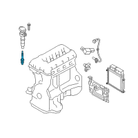 OEM 2011 Hyundai Genesis Coupe Plug Assembly-Spark Diagram - 18845-08200