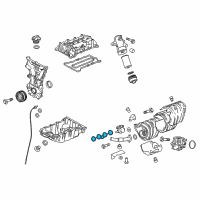 OEM 2018 Chevrolet Malibu Manifold Gasket Diagram - 55581247