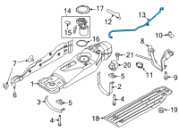 OEM 2021 Ford F-150 HOSE - VENT Diagram - ML3Z-9324-A