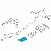 OEM 2018 BMW M240i xDrive Heat Insulation, Tunnel Diagram - 51-48-7-241-771