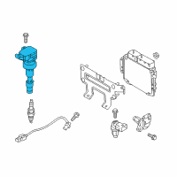 OEM 2019 Hyundai Elantra Coil Assembly-Ignition Diagram - 27301-03AA0