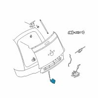 OEM Chrysler PT Cruiser Switch-LIFTGATE Diagram - 4671966AA