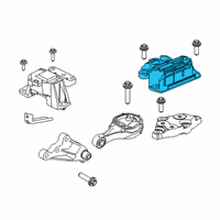 OEM 2021 Jeep Renegade ISOLATOR-Engine Mount Diagram - 68439614AA