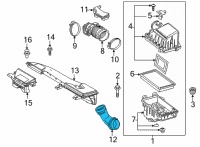 OEM 2019 Lexus UX200 Inlet, Air Cleaner Diagram - 17752-F2010