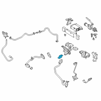 OEM 2016 Toyota Prius C EGR Pipe Gasket Diagram - 25685-21010