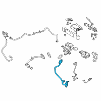 OEM Toyota Prius C EGR Pipe Diagram - 25611-21011