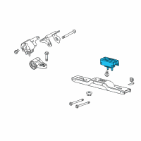 OEM 2009 Ford F-150 Transmission Mount Diagram - AL3Z-6068-C